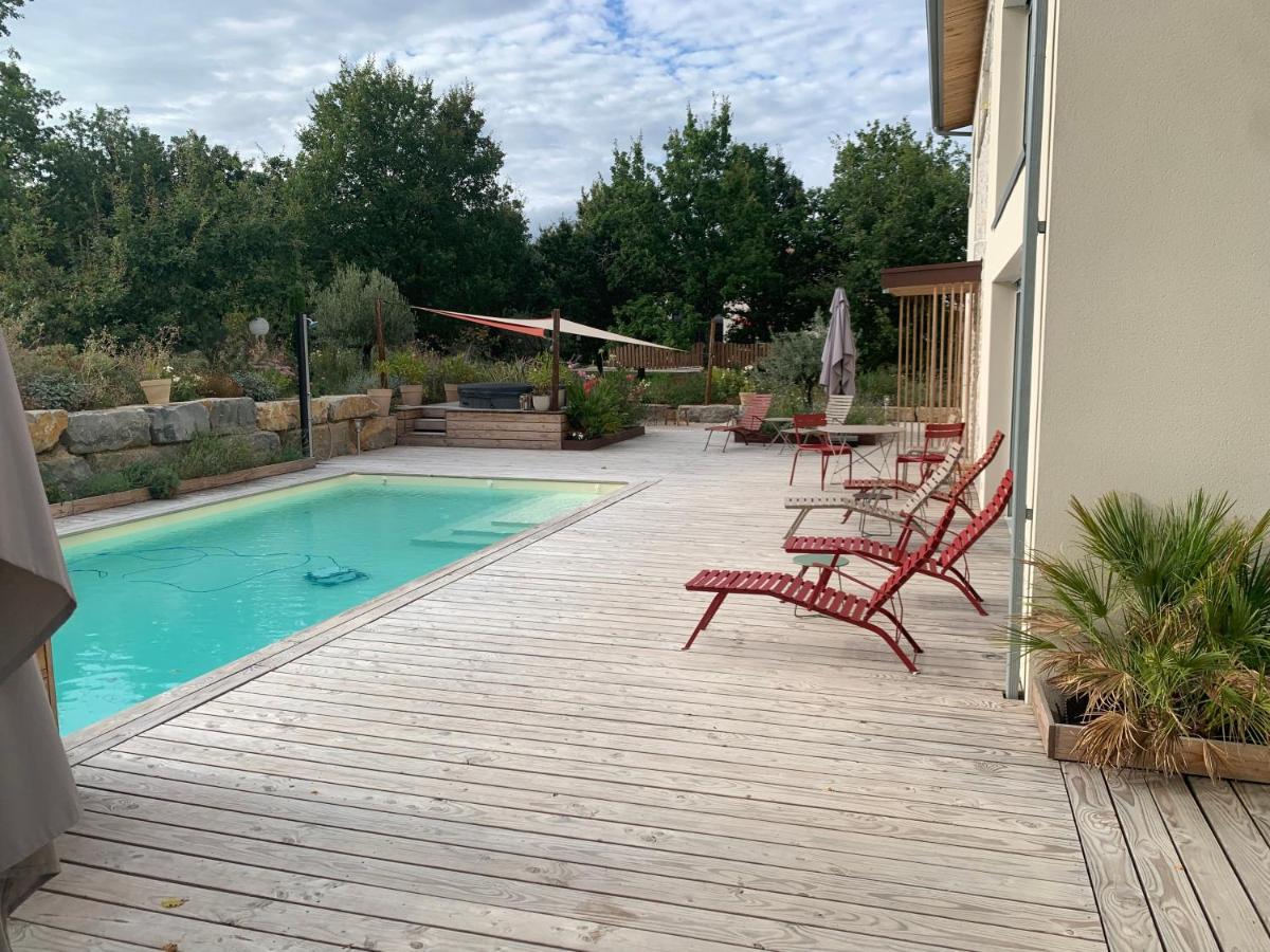 Maison D'Hotes De Charme Le Clos De La Fontaine Piscine & Spa Labastide-Marnhac Bagian luar foto