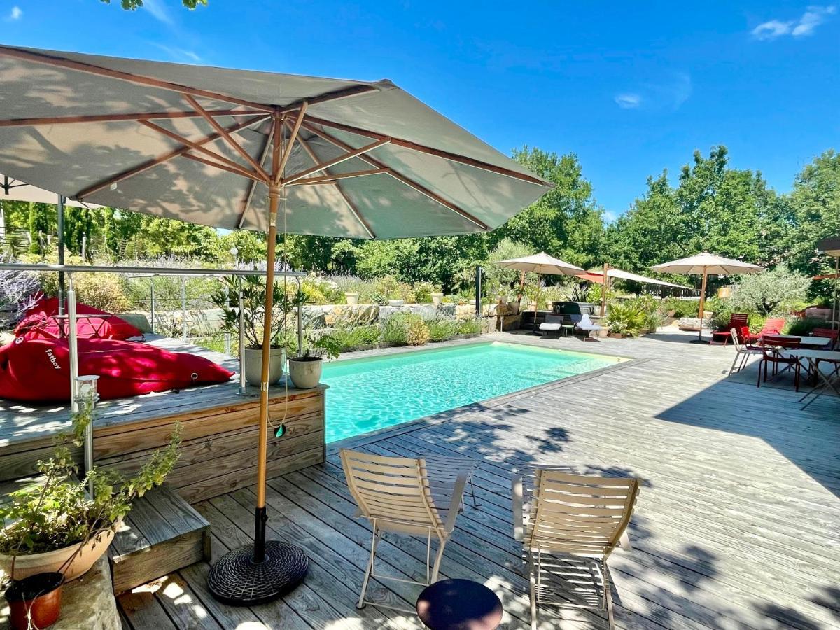 Maison D'Hotes De Charme Le Clos De La Fontaine Piscine & Spa Labastide-Marnhac Bagian luar foto